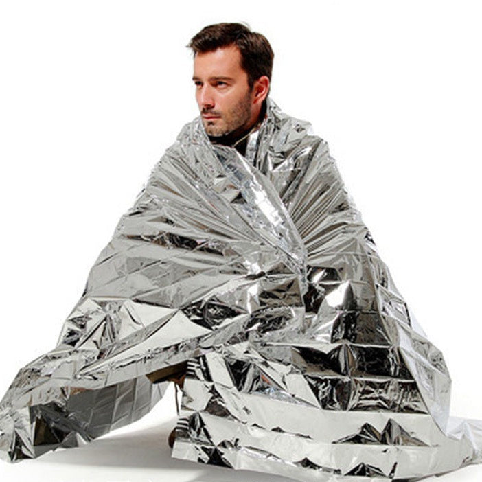 Emergency Thermal Survival Blanket (Compact & Weatherproof)
